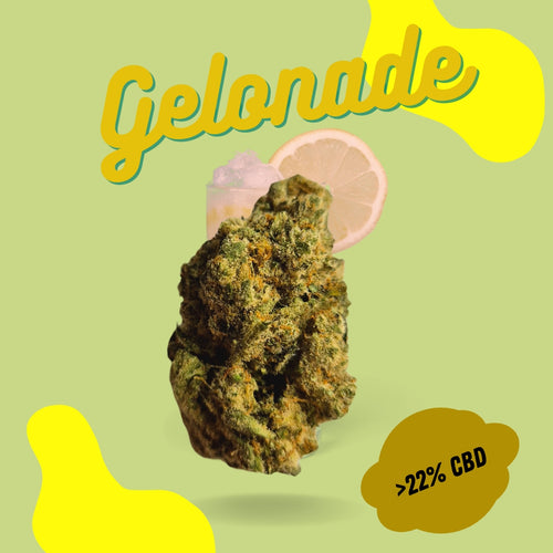 Gelonade - (super premium) Loose Hemp Flower Tea (>22% CBD) (<0.2% THC)
