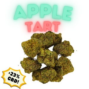 Apple Tart - Premium CBD Bud (>23% CBD  <0.2% THC)