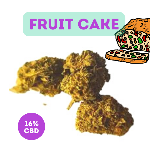 Fruit Cake - Loose Tea Hemp Flower (>16% CBD) (<0.2% THC)
