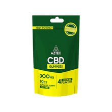 Load image into Gallery viewer, Aztec CBD Broad Spectrum 300mg CBD Gummies - 10 Pieces