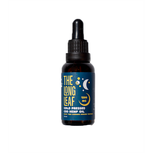 The Long Leaf 1200mg Night Cold Pressed CBD Oil - 30ml