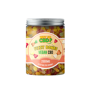 Why So CBD? 2000mg CBD Large Vegan Gummies - 11 Flavours
