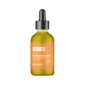 Hembiotic 5000mg Broad-Spectrum Bulk CBD Oil - 50ml