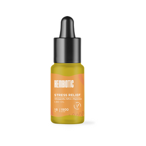 Hembiotic 1500mg Broad-Spectrum CBD Oil - 15ml