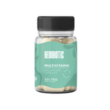 Load image into Gallery viewer, Hembiotic 750mg CBD Capsules - 30 Caps