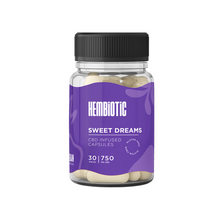 Load image into Gallery viewer, Hembiotic 750mg CBD Capsules - 30 Caps