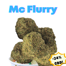Load image into Gallery viewer, McFlurry -  Premium CBD Bud (&gt;24% CBD  &lt;0.2% THC)
