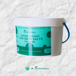Nu Botanicals Energise CBD Bath Salts  (500 g)