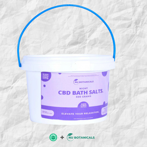 Nu Botanicals Night Time CBD Bath Salts  (500 g)