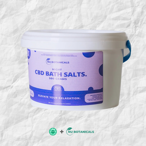 Nu Botanicals Night Time CBD Bath Salts  (500 g)