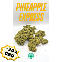 Load image into Gallery viewer, Pineapple Express CBD flower indoor bright green buds UK