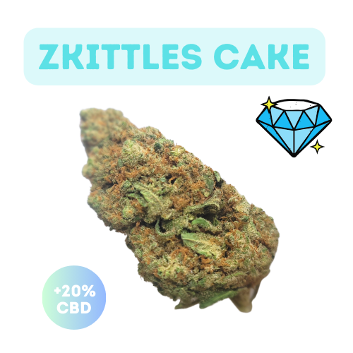 Zkittles Cake (super premium) Loose Hemp Flower Tea (>20% CBD) (<0.2% THC)