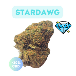 Stardawg (super premium) - Loose Tea Flower (+20% CBD) (<0.2% THC)