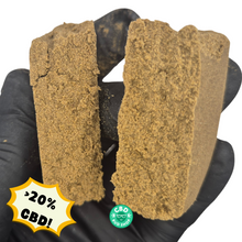 Load image into Gallery viewer, Gorilla Glue CBD Hash with earthy pine aroma and sticky resin-rich pollen texture