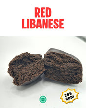 Load image into Gallery viewer, Red Libanese CBD Hash 28% soft traditional CBD hash with deep red-brown resin texture