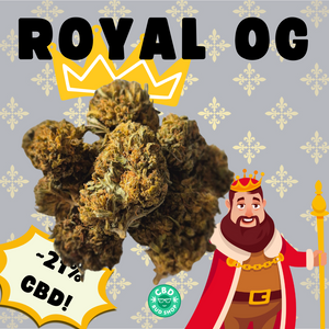 Royal OG - Premium CBD Bud (>20% CBD  <0.2% THC)