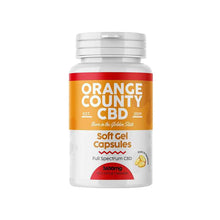 Load image into Gallery viewer, Orange County 3600mg Full Spectrum CBD Capsules - 60 Caps