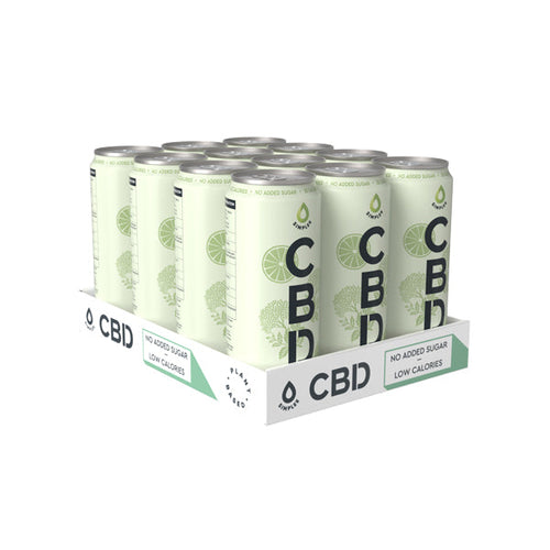 12 x Simplee CBD Elderflower & Lime Lightly Sparkled Drink - 250ml