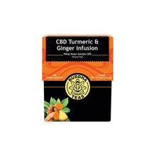 Load image into Gallery viewer, Buddha Teas 5mg CBD Tea Bags - Turmeric &amp; Ginger Infusion