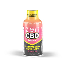 Load image into Gallery viewer, Zen 70mg CBD Drink - Strawberry Lemonade