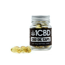 Load image into Gallery viewer, 1CBD Soft Gel Capsules 10mg CBD 30 Capsules