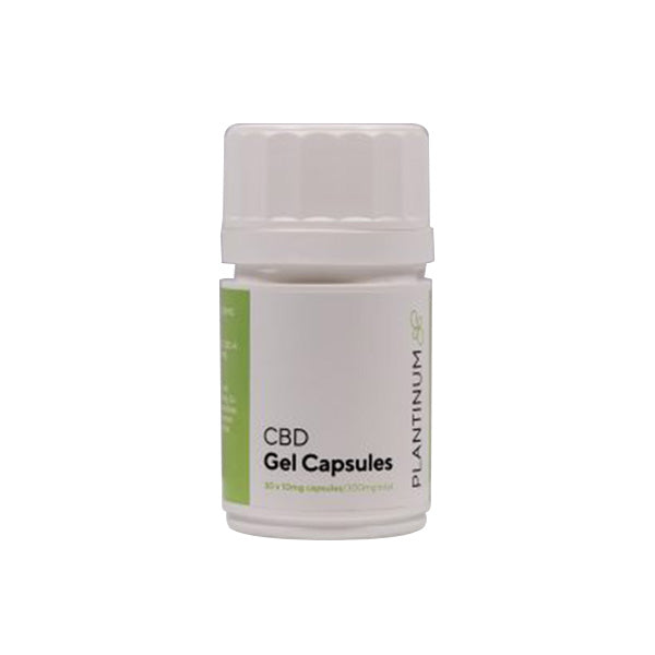 Plantinum CBD 300mg CBD Soft Gel Capsules - 30 Caps