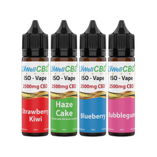 Load image into Gallery viewer, LVWell CBD Iso-Vape 2500mg CBD E-liquid 50ml (50VG/50PG)