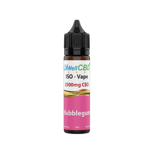 LVWell CBD Iso-Vape 2500mg CBD E-liquid 50ml (50VG/50PG)