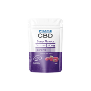 Access CBD 250mg CBD Berry Gummies (62g)