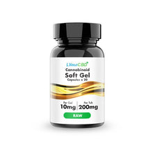 Load image into Gallery viewer, LV Well CBD 200mg Raw Full Spectrum Soft Gels 20 Capsules