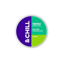 Load image into Gallery viewer, V&amp;YOU &amp;Chill 20mg CBD Pouches