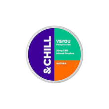 Load image into Gallery viewer, V&amp;YOU &amp;Chill 20mg CBD Pouches