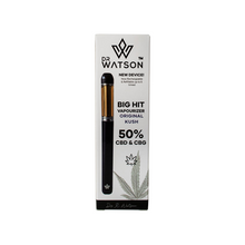 Load image into Gallery viewer, Dr Watson Big Hit 500mg Full Spectrum CBD &amp; CBG Vapourizer Pen