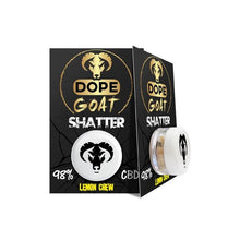 Load image into Gallery viewer, Dope Goat Shatter 98% CBD 1g