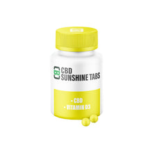 Load image into Gallery viewer, CBD Asylum Sun Shine Tablets 1000mg CBD 100 Tablets (BUY 1 GET 2 FREE)
