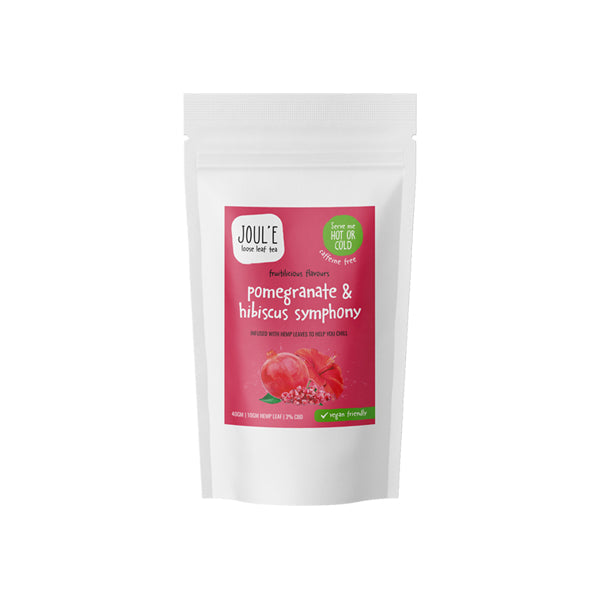Joul'e 2% CBD Pomegranate & Hibiscus Symphony Tea Fruit & Hemp Leaf Drink - 40g (BUY 1 GET 1 FREE)