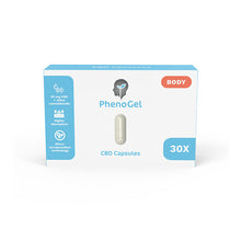 Load image into Gallery viewer, PhenoGel Body 600mg CBD Capsules - 30 Caps