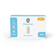 Load image into Gallery viewer, PhenoGel Mind 600mg CBD Capsules - 30 Caps