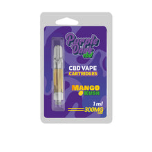 Load image into Gallery viewer, Purple Dabz CBD Vape Cartridges 300 &amp; 600 MG - Mango Kush (BUY 1 GET 1 FREE)