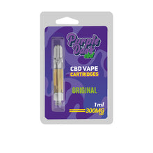 Load image into Gallery viewer, Purple Dabz CBD Vape Cartridges 300 &amp; 600 MG - Original (BUY 1 GET 1 FREE)