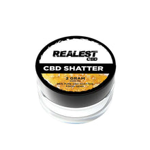Load image into Gallery viewer, Realest CBD 2000mg CBD Shatter (BUY 1 GET 1 FREE)