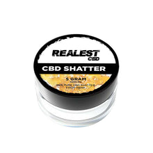 Load image into Gallery viewer, Realest CBD 5000mg CBD Shatter (BUY 1 GET 1 FREE)