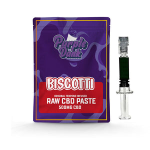 Purple Dank 1000mg CBD Raw Paste with Natural Terpenes - Biscotti (BUY 1 GET 1 FREE)