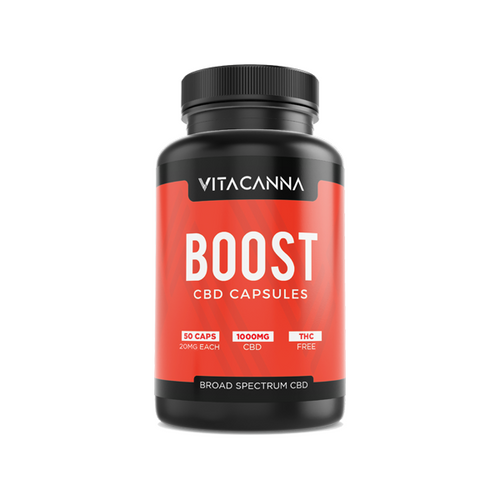 Vita Canna 1000mg Broad Spectrum CBD Vegan Capsules - 50 Caps