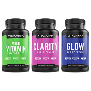 Vita Canna 1000mg Broad Spectrum CBD Vegan Capsules - 50 Caps